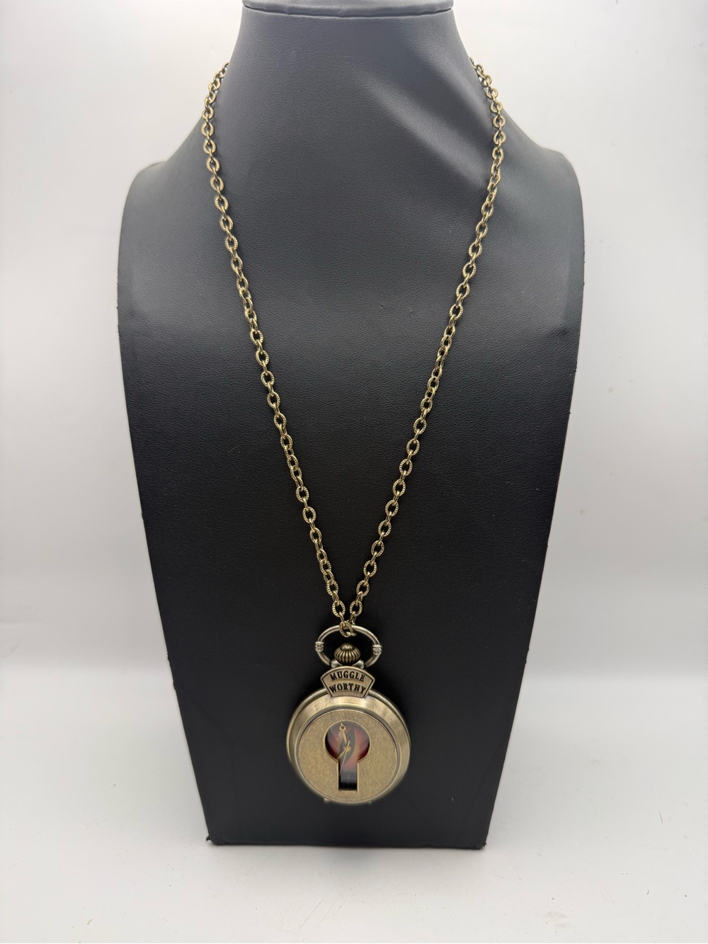 Fantastic Beasts Muggle Worthy Pocket Watch Suitcase Lock Pendant Necklace